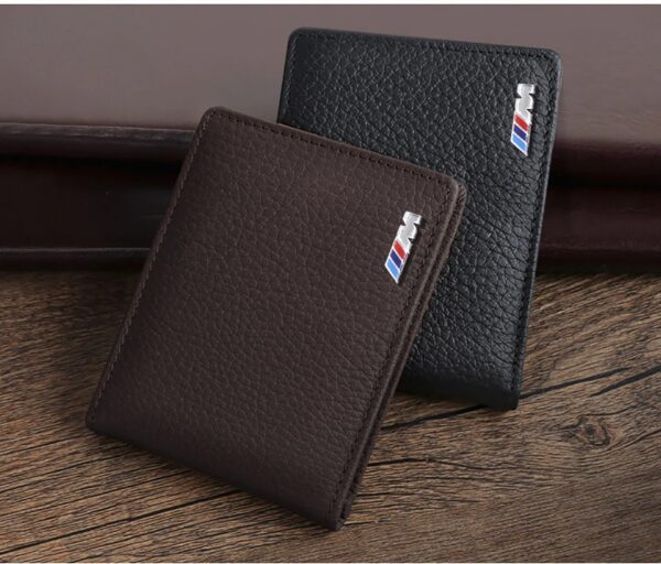 LOEN 1PC Leather Auto Driver License Bag Car Driving Documents Card Credit Holder Purse Wallet Case For BMW Life style