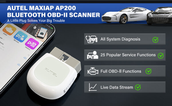 Autel AP200 Bluetooth OBD2 Scanner